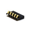 Battery Holder Lithium Ion Connector 2.0MM Pitch Gold Plating 5 Pin Battery Contacts 30pcs