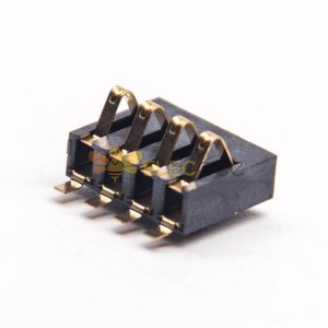 Suporte de bateria Masculino 4 Pin Golder PCB Monte SMD PH2.5 Plug Connector