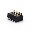 Chip de contato conector de bateria de 4 pinos banhado a ouro 2,5 mm passo 5,4 h montagem em placa de circuito impresso