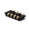 Mobile Battery Connector 4 Pin Gold Plating 2.5MM Pitch 1.9H SMT