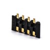 Conector de batería móvil Chapado en oro de 4 pines Paso 1.9H SMT de 2.5 mm