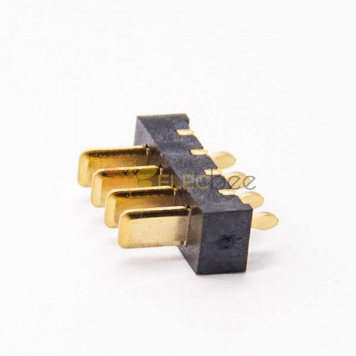 Laptop Battery Connections 4.0MM 4 Pin PH2.5 Male Straight Panel Mount