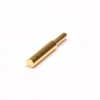 Brass Pogo Pin Connector Gold Plating Single Core Solder Shaped Series Straight G Type