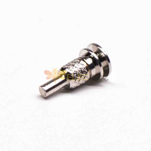 Conector pin coaxial Pogo Serie en forma de soldadura recta enchufable de latón niquelado