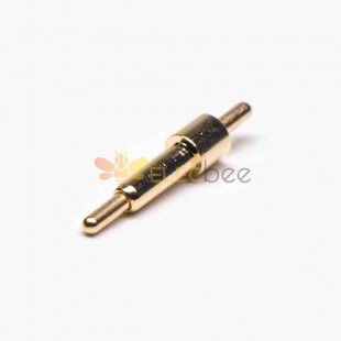 Coaxial Pogo Pin Straight Double Head Gold Plating Pogo Pin Connector