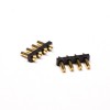外螺纹 Pogo Pin 连接器单排多针系列 T 型黄铜 4 针 3MM 间距