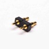 Connecteurs Pogo Pin Plug-in Gold Plating Brass 2 Pin Solder Shaped Series