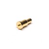 Pogo Pin 触点单芯焊锡形黄铜直插镀金