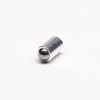 Pogo Pin Electronics Shaped Plug-in Type Brass Straight Nickel Plating Single Core