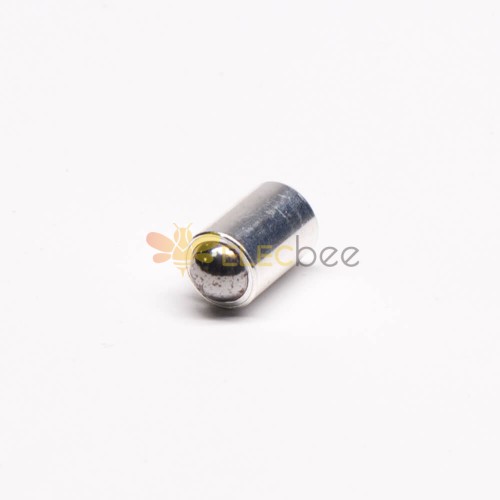 Pogo Pin Electronics Shaped Plug-in Type 黃銅直鍍鎳單芯