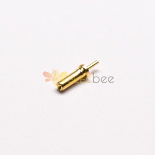 Pogo Pin Gold Plated Shaped Series T Type Brass Straight Solder Single Core