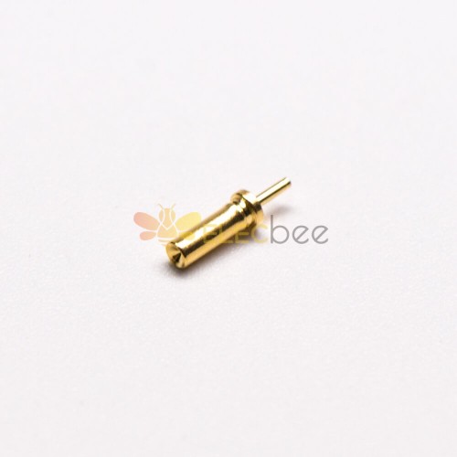 Pogo Pin placcato in oro a forma di serie T tipo ottone a saldare dritto Single Core