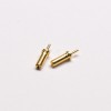 Pogo Pin Gold Plated Shaped Series T Type Brass Straight Solder Single Core