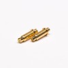 Pogo Pin Serie en forma de soldadura chapada en oro Tipo enchufable Latón Recto