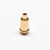 Pogo Pin Header Single Core Shaped Plug-in Brass Straight Gold Plating