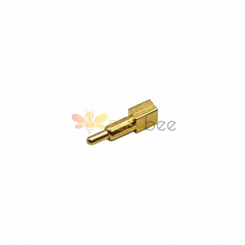Pogo Pin 焊接連接器單芯扁平型黃銅直鍍金