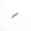 Pogo Pin 類型單芯黃銅鍍金針軸尾彎