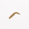 Right Angle Pogo Pin Shaped Series Bending Type Brass Gold Plating Connector