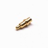 SMT Pogo Pin Connector Plug-in Type Solder Shaped Brass Straight Gold Plating Single Core