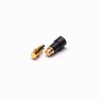 SMT Pogo Pin Connector Plug-in Type Solder Shaped Brass Straight Gold Plating Single Core