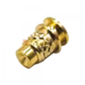 Pino SMT Pogo contato série em forma de latão folheado a ouro tipo plug-in de solda de núcleo único