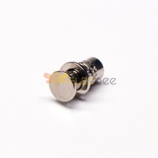 SMT Pogo Pin Contact Shaped Nickel Plating Plug-in Brass Straight Single Core Solder