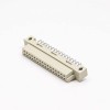 Din 41612 Connector Female PH2.54mm 32PIN（A+B）Angled European Socket Through Hole for PCB Mount
