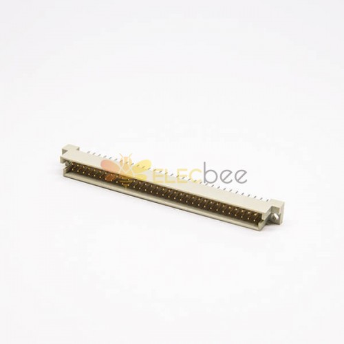 DIN 41612 Connector Types 64 Pin Straight Male A+B Double Rows Pcb Mount Male Panel Receptacles