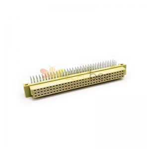 Din 41612 Connectors Female 96 PIN PH2.54（A+B+C）Right Angle European Socket Through Hole for PCB Mount
