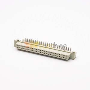 Din 41612 Eurocard Connectors Female PH2.54mm 48PIN（A+B）Angled Connector Through Hole for PCB Mount