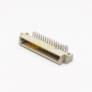Din 41612 Male 32 PIN PH2.54mm（A+B）Angled European Socket Through Hole for PCB Mount