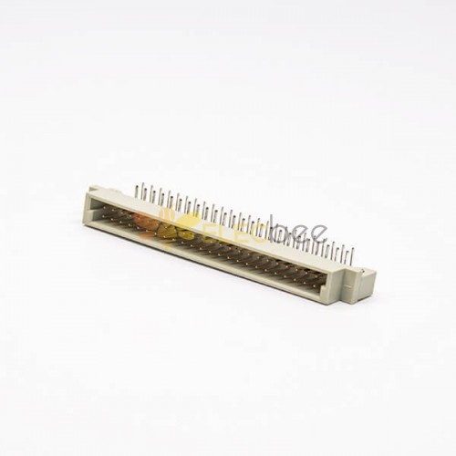 歐式插座DIN41612 節距2.54mm48芯（A+B）90度彎插公頭插孔式接PCB板安裝