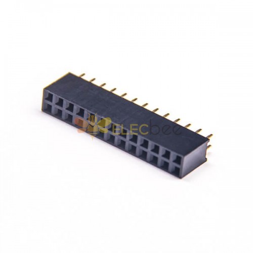 10pcs 2X13 Pin PCB Feminino Cabeçalho Dual Row Straight Y Type DIP
