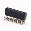 10pcs Right Angle Dual Row Female Header 20 Way Through Hole for PCB Mount