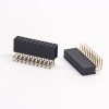10pcs Right Angle Dual Row Female Header 20 Way Through Hole for PCB Mount