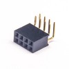 10pcs Right Angle Female Header Pin Connector Dual Row Y Type 2.54mm Picth
