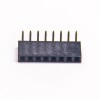10pcs Right Angle Single Row Female Header 2.54mm Picth Y Type 8 Way DIP