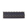 2pcs Single Row 2.54mm Male Pin Header Connector 8 Pin U Type Dip