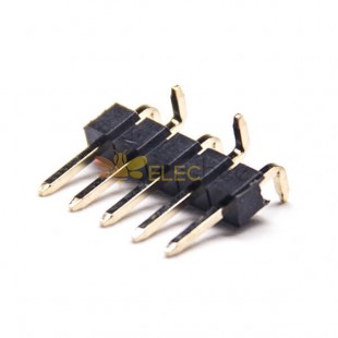 3pcs 5 Pin Header Connector 2.54mm Pitch 180 Degree SMT Type