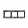 Kadın Pin Başlık Soketi IC Dairesel Delikler 2.5mm Düz PCB Montaj