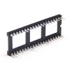 Kadın Pin Başlık Soketi IC Dairesel Delikler 2.5mm Düz PCB Montaj