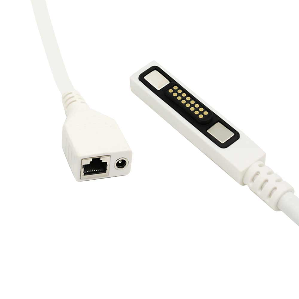 16Pin Magnetic Connector Charging Cable for Medical Devices with Magnetic Adsorption Spring Needle Magnetic Cable Solution for Male Female Connectors