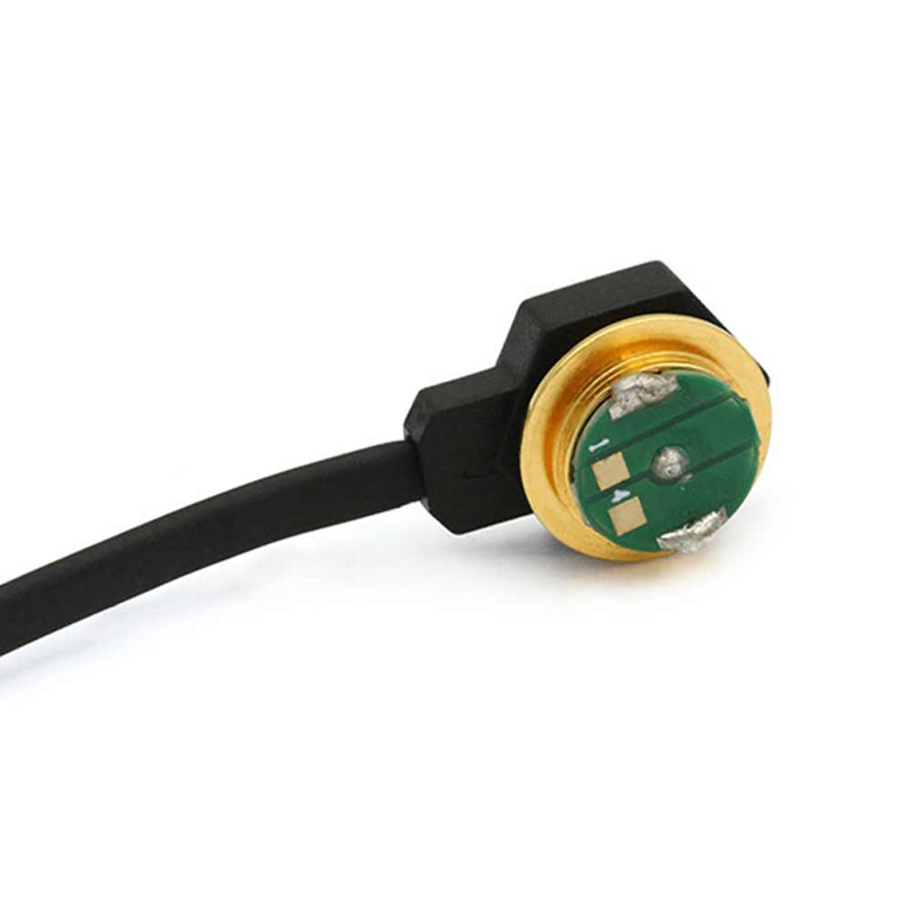 Conector magnético circular de 2 pines de 10 mm para máscaras de ojos calentadas Cable de carga de adsorción magnética