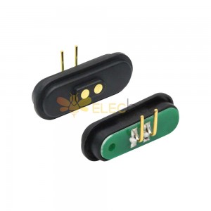 2Pin HighCurrent Magnetic Connector with Bendable Magnetic Contacts Magnetic Adsorption Cable