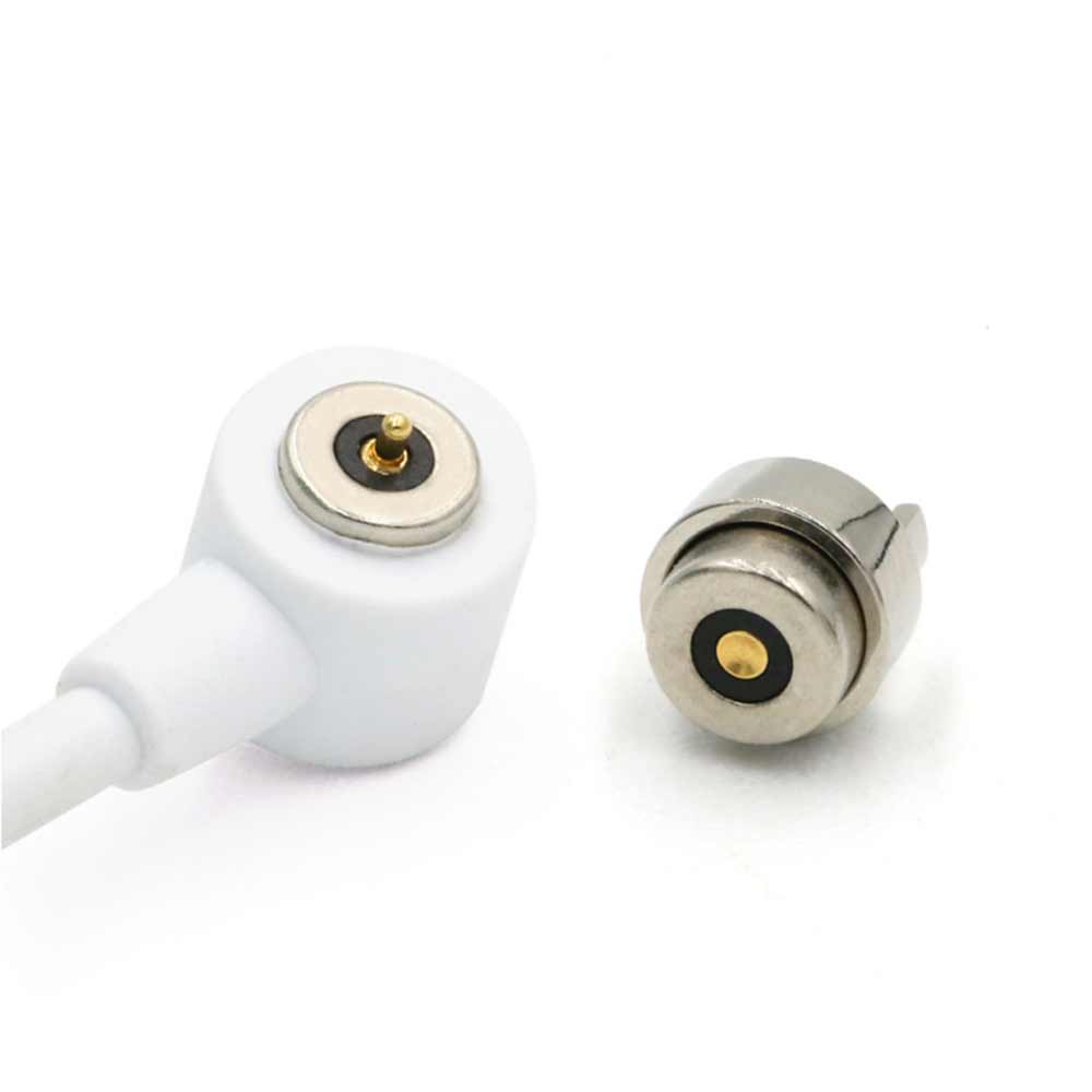 Магнитный разъем диаметром 4 мм, 2-контактный разъем, мужской и женский, магнитный адсорбционный круглый кабель для зарядки данных