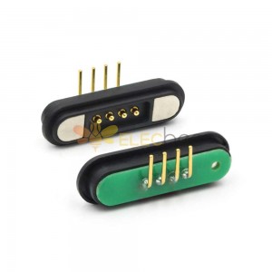 4-poliges magnetisches Ladekabel für robuste Funkgeräte. Magnetisches Datenkabel mit magnetischem Stecker