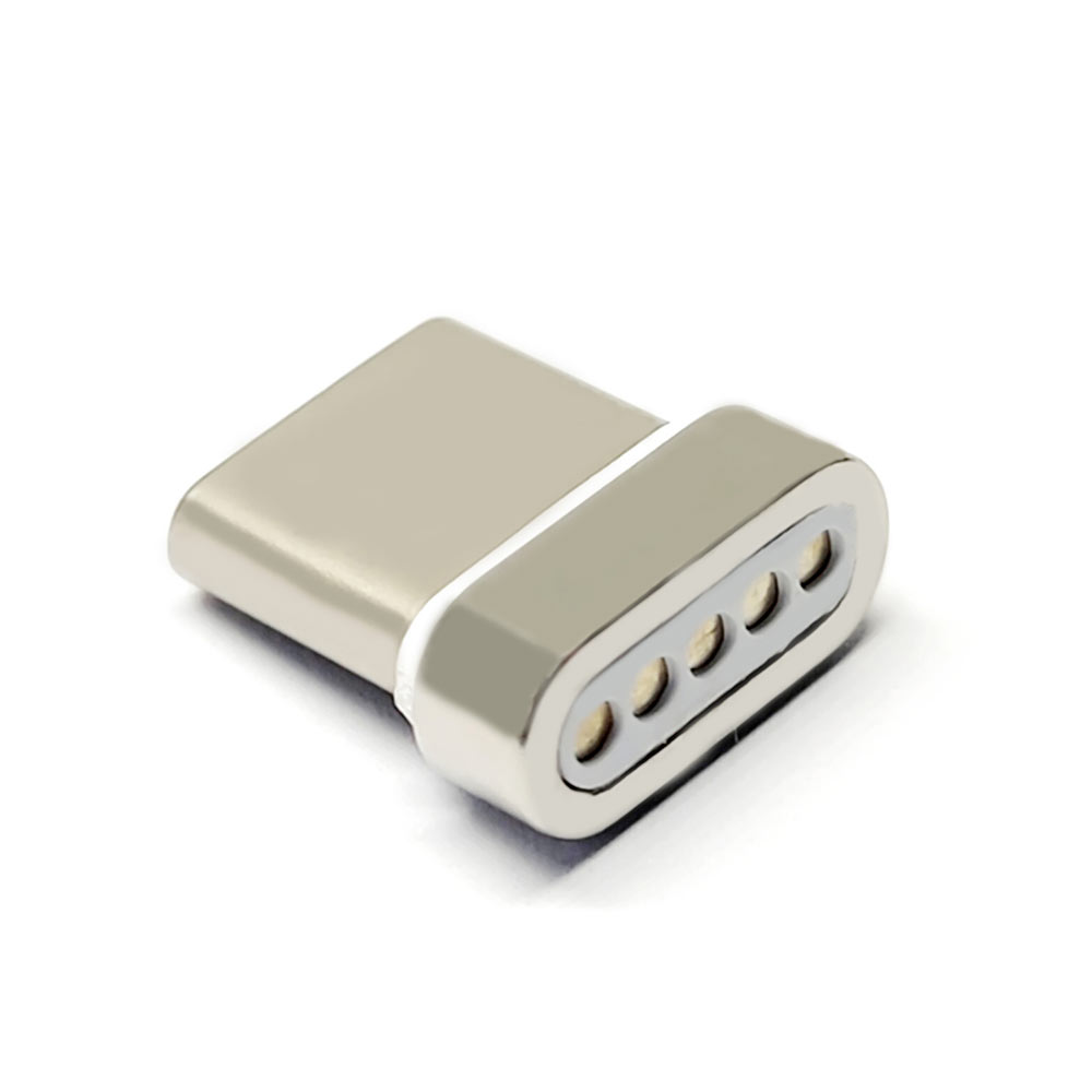 5-poliger ovaler TYPE-C-Magnetstecker mit USB-Magnetstecker
