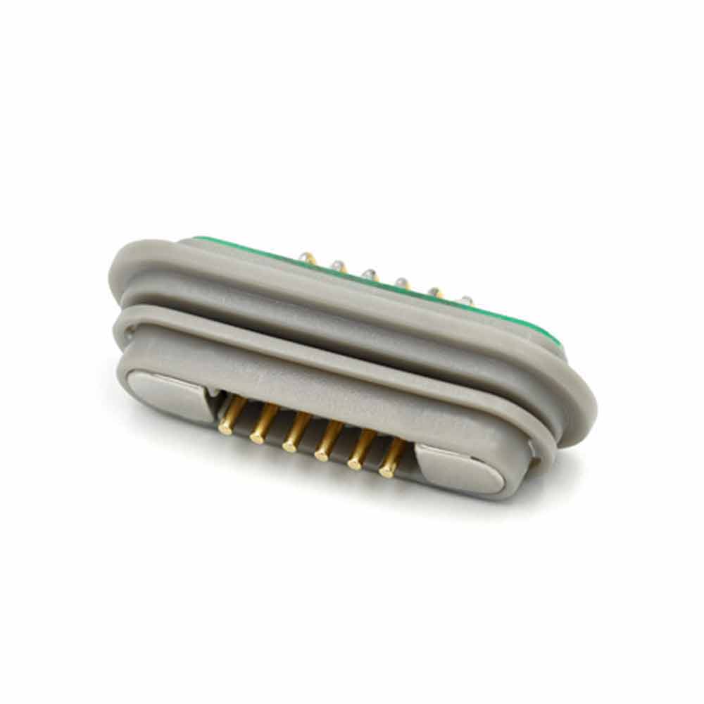 6Pin BarShaped Magnetic Connector 90Degree Bend 6Pin Magnetic Connector Magnetic Charging
