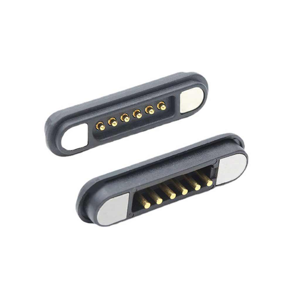 6Pin Magnetic Connector with High Current Magnetic Male Female Socket for Medical Device Magnetic Charging