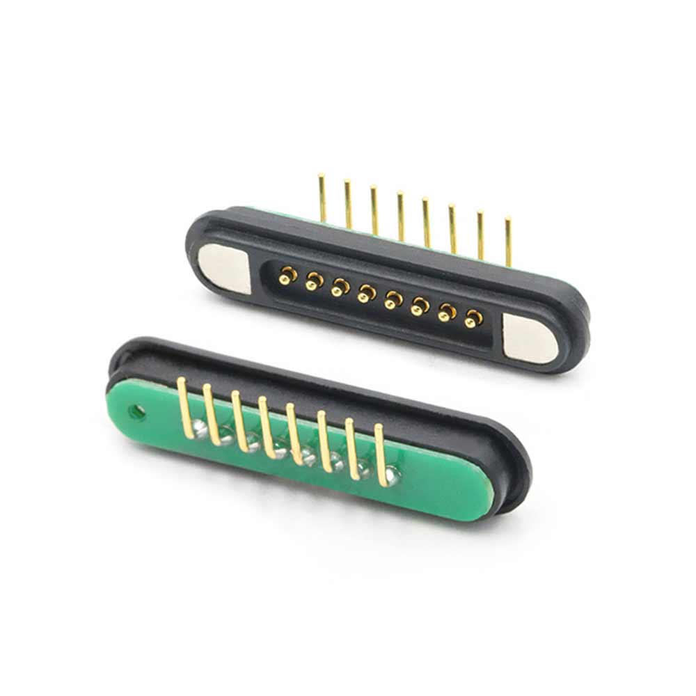 Bendable 8 9Pin Waterproof HighCurrent Magnetic Connector for Medical Devices and Smart Applications